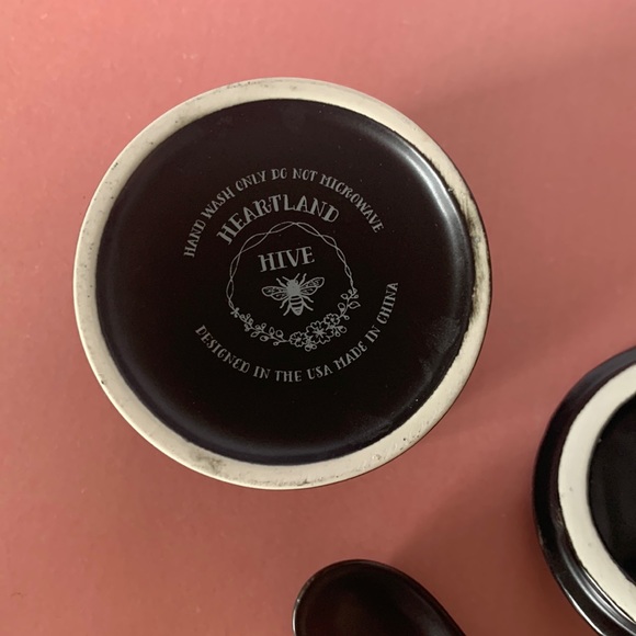 Heartland Hive Dining Heartland Hive Cream Sugar Set Black Poshmark